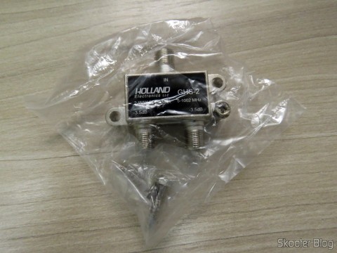 Divisor Holland GHS-2, em sua embalagem