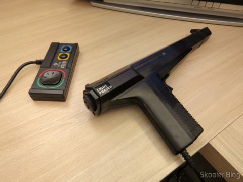 Joystick e Pistola Light Phaser do Master System II