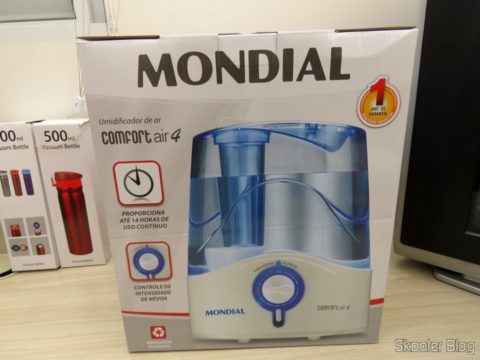 Umidificador de Ar Ultrassônico Mondial Comfort Air 4 Litros, em sua embalagem