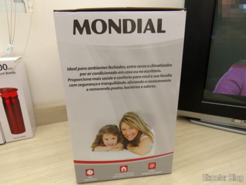 Umidificador de Ar Ultrassônico Mondial Comfort Air 4 Litros, em sua embalagem