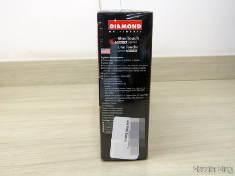 Diamond VC500 USB 2.0 One Touch VHS to DVD Video Capture Device, em sua embalagem