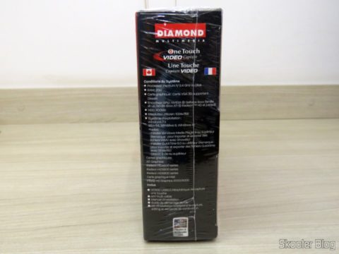 Diamond VC500 USB 2.0 One Touch VHS to DVD Video Capture Device, em sua embalagem