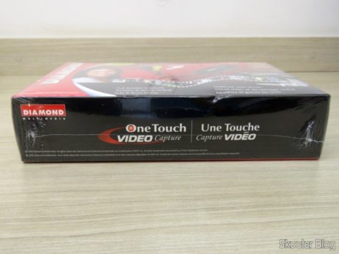 Diamond VC500 USB 2.0 One Touch VHS to DVD Video Capture Device, em sua embalagem