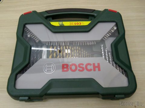 Kit 103 Peças c/ Brocas, Chaves, Alicates, Soquetes, Serras Copo - Xline Bosch
