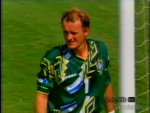 Seleção Brasileira vencendo a Itália nos penaltis e ganhando o tetra na Copa de 1994