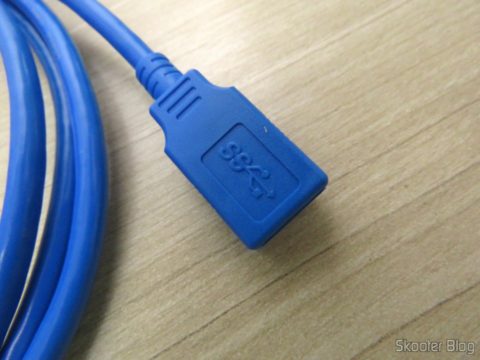 Cabo de Extensão USB 3.0 Macho para Fêmea