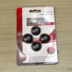 Thumb Grips para Playstation 4, XBox One, Playstation 3 e Xbox 360, em sua embalagem
