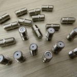 20 Adaptadores Tipo F Fêmea-Fêmea (Emenda RG6) 20 Adaptadores Tipo F Fêmea-Fêmea (Emenda RG6)