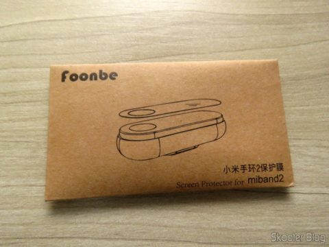 Envelope com as 10 Películas para Xiaomi Mi Band 2