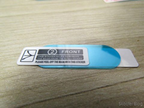 Parte frontal de uma das 10 Películas para Xiaomi Mi Band 2