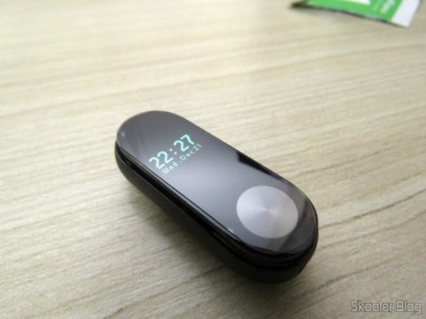 Mi Band 2 após aplicação de uma das 10 Películas