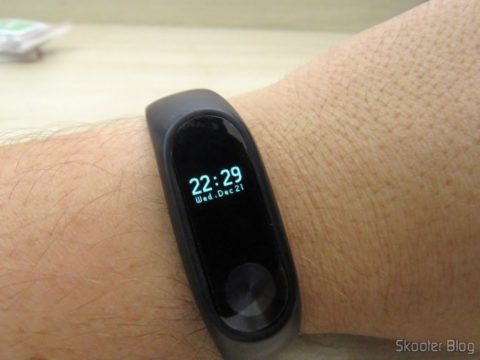 Mi Band 2 após aplicação de uma das 10 Películas