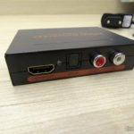 Extrator de Áudio de HDMI para SPDIF e Analógico RCA Estéreo Saídas do Extrator de Áudio de HDMI para SPDIF e Analógico RCA Estéreo