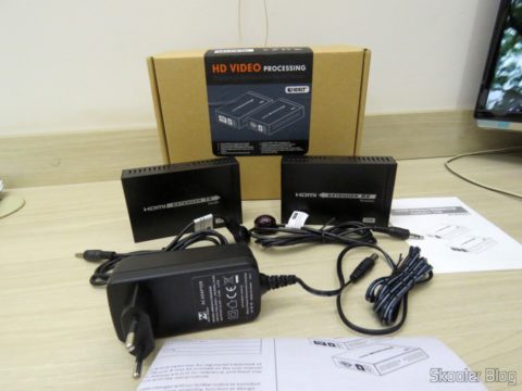 2º Extensor HDMI Lenkeng LKV375 HDBaseT por Par Trançado Único
