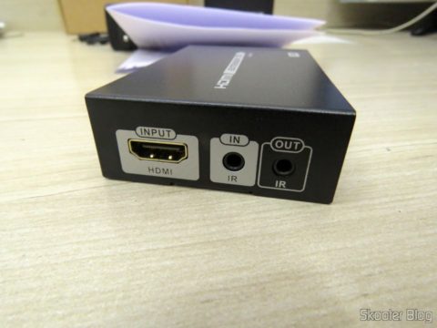 Transmissor do 2º Extensor HDMI Lenkeng LKV375 HDBaseT por Par Trançado Único