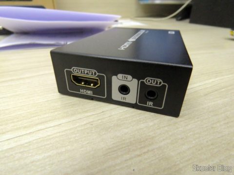 Receptor do 2º Extensor HDMI Lenkeng LKV375 HDBaseT por Par Trançado Único