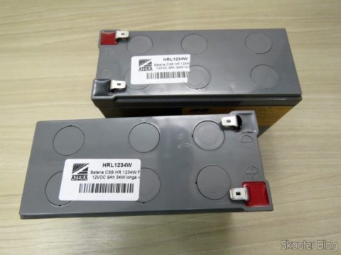 Baterias CSB HR 1234W F2 12VDC 9Ah 34W longa vida 8 anos