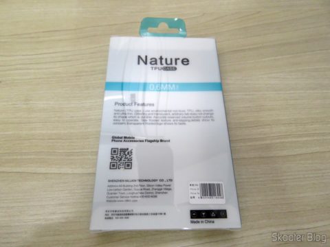 Capa de TPU Ultra Fina para iPhone 5S/SE Nillkin Original em sua embalagem