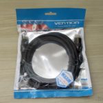 3º Cabo HDMI 2.0 4K 3D 60Hz Vention de 2 metros 3º Cabo HDMI 2.0 4K 3D 60Hz Vention de 2 metros, em sua embalagem