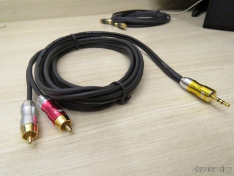 Cabo P2 para 2 RCA Profissional de 3 metros