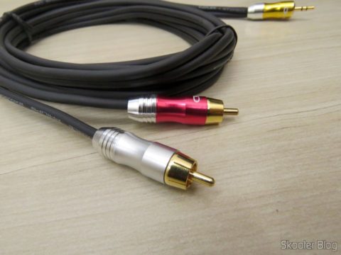 Cabo P2 para 2 RCA Profissional de 3 metros