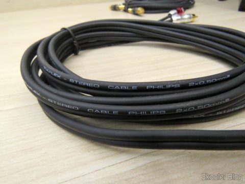 Cabo P2 para 2 RCA Profissional de 3 metros