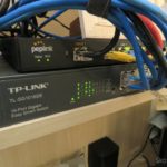 2º Switch Easy Smart Gigabit de 16 Portas TP-Link TL-SG1016DE 2º Switch Easy Smart Gigabit de 16 Portas TP-Link TL-SG1016DE, após a última reorganização