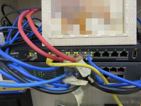 Peplink Balance One, instalado e funcionando