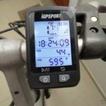 iGPSPORT iGS20E instalado na bicicleta