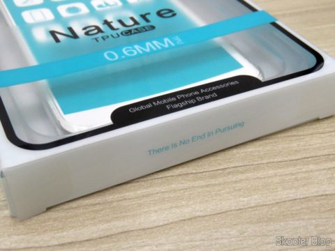 Capa de TPU macia para ASUS Zenfone 3 ZE520KL 5.2" Nillkin Nature Series Transparente, em sua embalagem