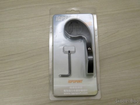 Suporte de 31,8mm para iGPSPORT iGS20/20Plus/60 e Garmin Edge 200 500 510 800 810, em sua embalagem