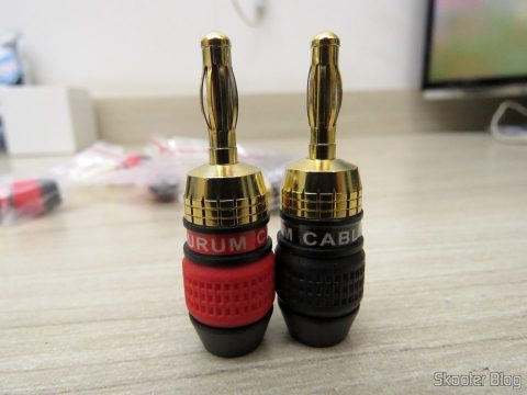 Plugs Banana Deadbolt Banhados a Ouro