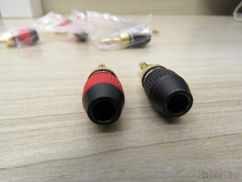Plugs Banana Deadbolt Banhados a Ouro