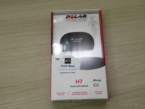 Sensor de Frequência Cardíaca Polar H7, em sua embalagem