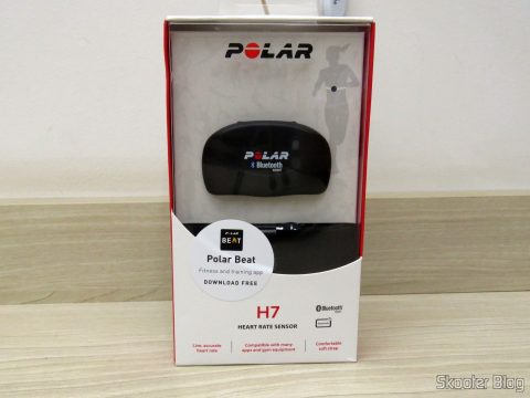 Sensor de Frequência Cardíaca Polar H7, em sua embalagem