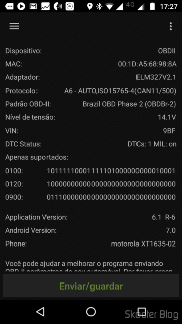 Testando o Mini ELM327 V2.1 OBD2 Bluetooth