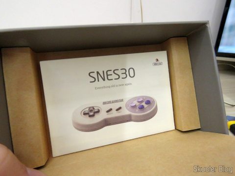 Embalagem do 8bitdo SNES30 GamePad