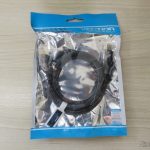 2º Cabo HDMI 2.0 4K 3D 60Hz Vention de 75 centímetros 2º Cabo HDMI 2.0 4K 3D 60Hz Vention de 75 centímetros, em sua embalagem
