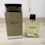 Perfume Emporium: 5º Armani 3.4 oz (100ml) EDT Spray Armani 3.4 oz (100ml) EDT Spray e sua embalagem
