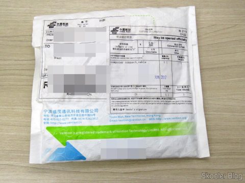 Pacote com o 2º Cabo USB de Carga e Dados Vention para iPhone