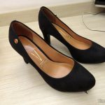 Sapato Salto Feminino Vizzano Preto Camurça Flex Sapato Salto Feminino Vizzano Preto Camurça Flex