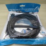4º Cabo HDMI 2.0 4K 3D 60Hz Vention de 2 metros 4º Cabo HDMI 2.0 4K 3D 60Hz Vention de 2 metros, em sua embalagem