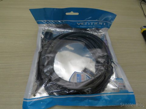 4º Cabo HDMI 2.0 4K 3D 60Hz Vention de 2 metros, em sua embalagem