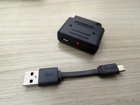 2º Retro Receiver SNES - 8bitdo e seu cabo USB
