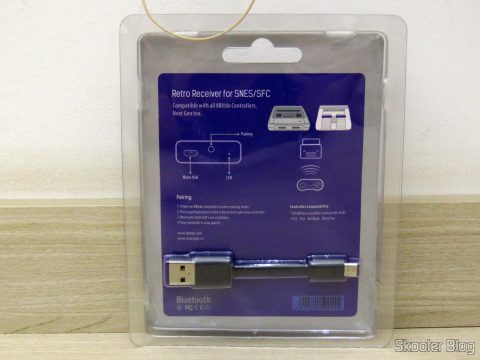 2º Retro Receiver SNES - 8bitdo, em sua embalagem