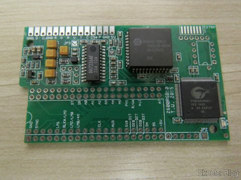 Placa principal do 2600RGB - Video upgrade kit for Atari 2600