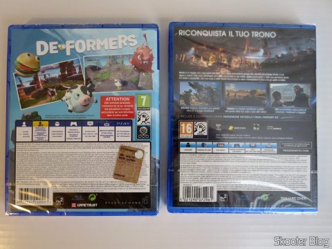 Deformers e Final Fantasy XV, os jogos que vieram com o PS4 Pro.