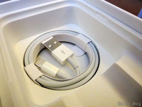 Cabo USB do iPhone 7 128GB Rose Gold