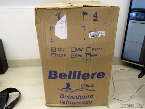 Bebedouro de Garrafão de Mesa em Inox Belliere, em sua embalagem