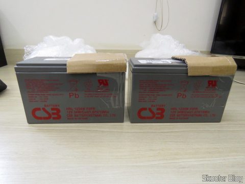 Baterias CSB HR 1234W F2 12VDC 9Ah 34W longa vida 8 anos